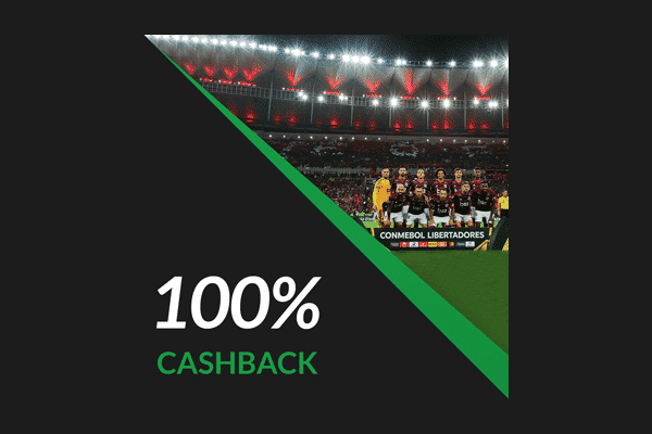 Copa Libertadores da América 100% Cashback