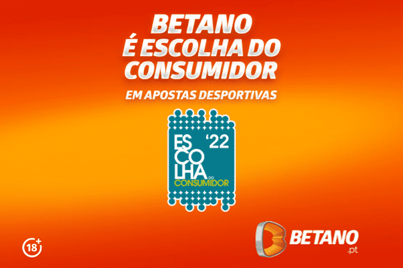 Betano é a Escolha do Consumidor para Apostas Desportivas de 2022